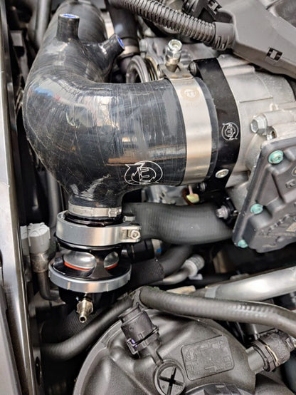 VTT-A90-CP-BOV A90/91 Supra Single Piece Silicone Charge Pipe BOV Version