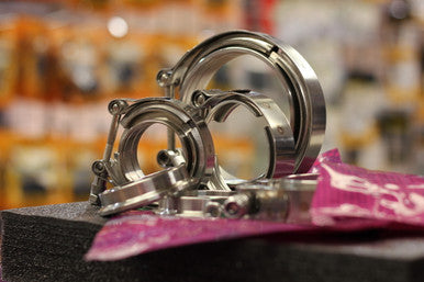 Exoracing Stainless Steel V-Band Clamp With Flanges