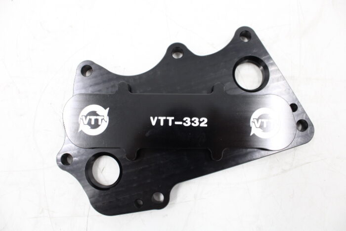 VTT-B58-OIL-COOLER-PLATE Billet B58 Gen 1 and Gen 2 Remote Oil Cooler Adapter