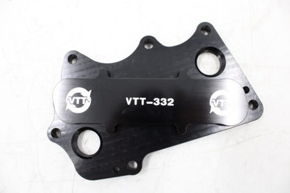 VTT-B58-OIL-COOLER-PLATE Billet B58 Gen 1 and Gen 2 Remote Oil Cooler Adapter