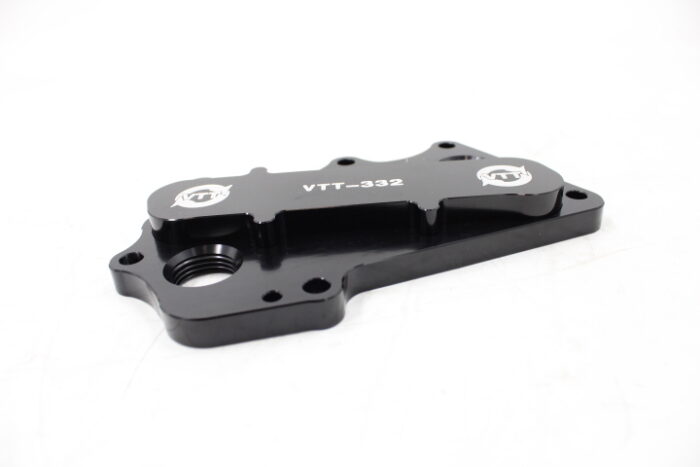 VTT-B58-OIL-COOLER-PLATE Billet B58 Gen 1 and Gen 2 Remote Oil Cooler Adapter