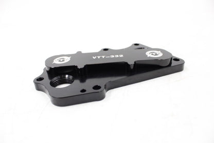 VTT-B58-OIL-COOLER-PLATE Billet B58 Gen 1 and Gen 2 Remote Oil Cooler Adapter