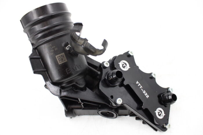 VTT-B58-OIL-COOLER-PLATE Billet B58 Gen 1 and Gen 2 Remote Oil Cooler Adapter
