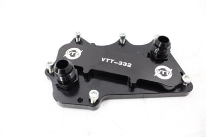 VTT-B58-OIL-COOLER-PLATE Billet B58 Gen 1 and Gen 2 Remote Oil Cooler Adapter