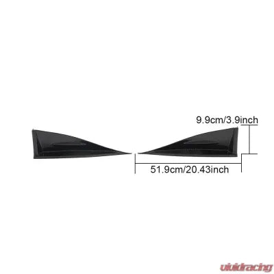 Vivid Racing VR-GR86-630 VR Aero Carbon Fiber Side Splitters Toyota GR-86 2022-2024