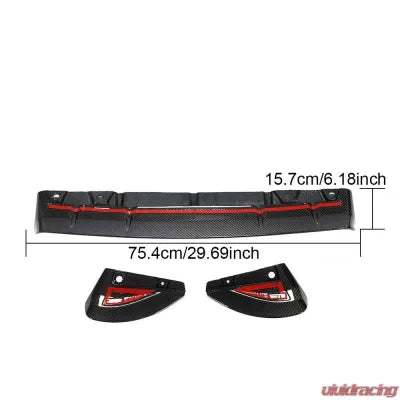 Vivid Racing VR-GR86-615 VR Aero Carbon Fiber Rear Diffuser V2 Toyota GR-86 2022-2024