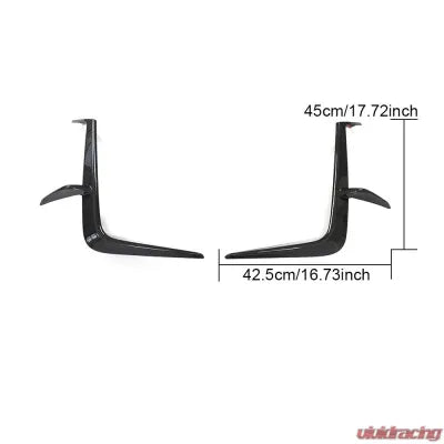 Vivid Racing VR-GR86-600 VR Aero Carbon Fiber Front Bumper Canards Toyota GR-86 2022-2024