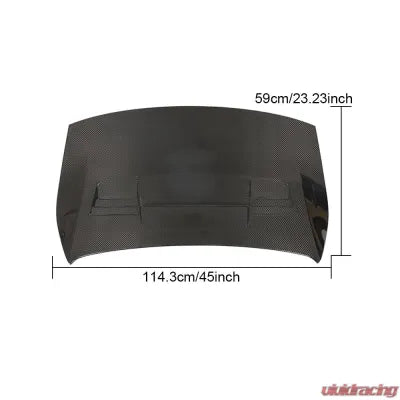 Vivid Racing VR-9119914S-631 VR Aero Carbon Fiber Rear Engine Lid Porsche 991 Carrera All Models Coupe 2013-2018