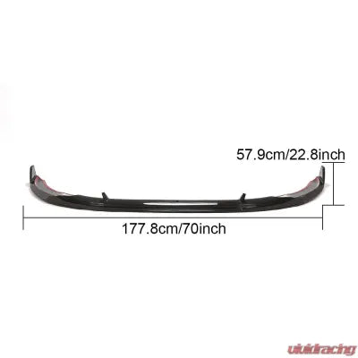 Vivid Racing VR-A4S4-618 VR Aero Carbon Fiber Front Lip Spoiler V2 Audi A4 | S4 S-Line Sedan 2020-2021