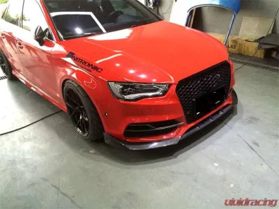 Vivid Racing VR-A3S3-601 VR Aero Carbon Fiber Front Lip Spoiler Audi S3 | A3 Sline Sedan 2014-2016
