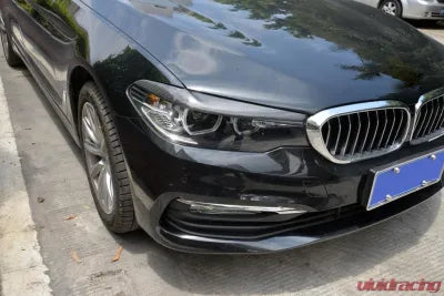 Vivid Racing VR-G30G31F90-EYEL VR Aero Carbon Fiber Front Headlight Eyebrow Eyelid for BMW M5 5 Series G30/G31 Base/M Sport Sedan Wagon 2017-2020
