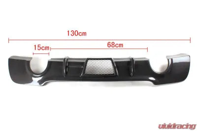 Vivid Racing VR-E92MT-611 VR Aero Carbon Fiber Rear Diffuser V2 BMW 3 Series E92 M-Tech
