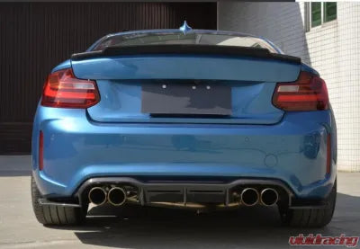 Vivid Racing VR-M2F87-610 VR Aero Carbon Fiber Rear Diffuser V1 BMW M2 F87 2016-2020