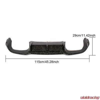Vivid Racing VR-M2F87-610 VR Aero Carbon Fiber Rear Diffuser V1 BMW M2 F87 2016-2020