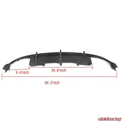 Vivid Racing VR-S5F-610 VR Aero Carbon Fiber Rear Diffuser Audi S5 Facelift 2012-2016