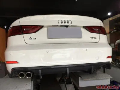 Vivid Racing VR-A3-639 VR Aero Carbon Fiber Rear Diffuser Audi A3 Base Sedan 2014-2016