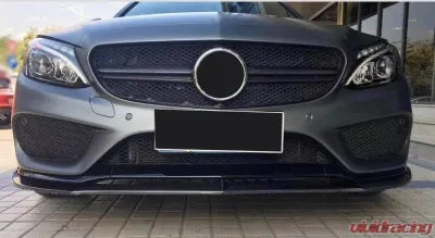 Vivid Racing VR-C43-600 VR Aero Carbon Fiber Front Lip Spoiler V3 Mercedes C Class W205 C205 A205 Sport C43 AMG Coupe 2015-2019
