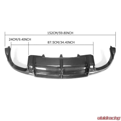 Vivid Racing VR-A5S5-672 VR Aero Carbon Fiber Rear Diffuser Facelift Rear Bumper Audi S5 | A5 | B8.5 Sline 2012-2016