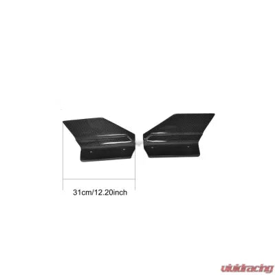 Vivid Racing VR-X6F16M-615 VR Aero Carbon Fiber Rear Bumper Splitters BMW X6 F16 M Sport Utility 2015-2019