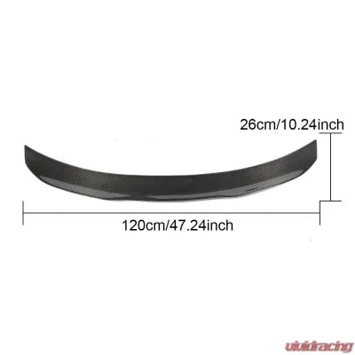 Vivid Racing VR-M4F82-620 VR Aero Carbon Fiber Rear Trunk Spoiler V1 BMW M4 F82
