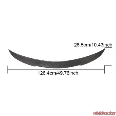 Vivid Racing VR-W205-612 VR Aero Carbon Fiber Rear Trunk Spoiler Mercedes C Class W205 2015-2020