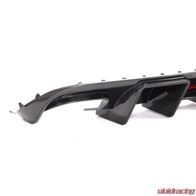 Vivid Racing VR-S4-611 VR Aero Carbon Fiber Rear Diffuser w/ LED light Audi S4 Sedan 2008-2012