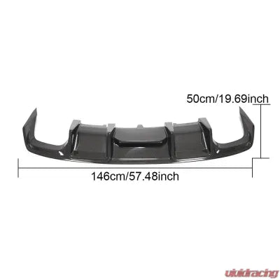 Vivid Racing VR-S4-612 VR Aero Carbon Fiber Rear Diffuser Audi S4 Sedan 2013-2016