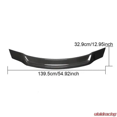 Vivid Racing VR-R172-612 VR Aero Carbon Fiber Rear Trunk Spoiler V2 Mercedes R172 2011-2019