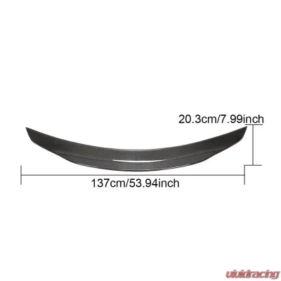 Vivid Racing VR-R172-614 VR Aero Carbon Fiber Rear Trunk Spoiler V4 Mercedes R172 2011-2019