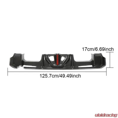 Vivid Racing VR-M4G82G83-610 VR Aero Carbon Fiber Rear Diffuser BMW M4 G82 | G83 2021-2024