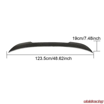 Vivid Racing VR-F80F30-F35M3MT-612 VR Aero Carbon Fiber Rear Trunk Spoiler BMW 3 Series F80 M3 | F30 | F35 M-Tech