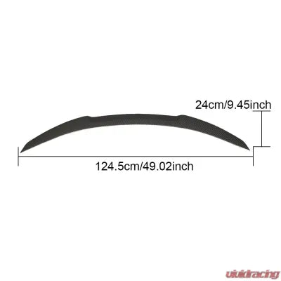 Vivid Racing VR-F06F13M6MT-612 VR Aero Carbon Fiber Rear Trunk Spoiler V2 BMW 6 Series F06 | F13 | M6 | M-Tech