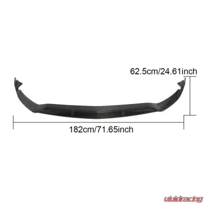 Vivid Racing VR-V177-600 VR Aero Carbon Fiber Front Lip Spoiler 3pcs Mercedes V177 | W177 A200 | A220 Sport Edition 2019+