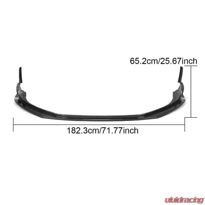 Vivid Racing VR-718CAY-600 VR Aero Carbon Fiber Front Lip Spoiler Porsche 718 Boxster Cayman 2016-2018