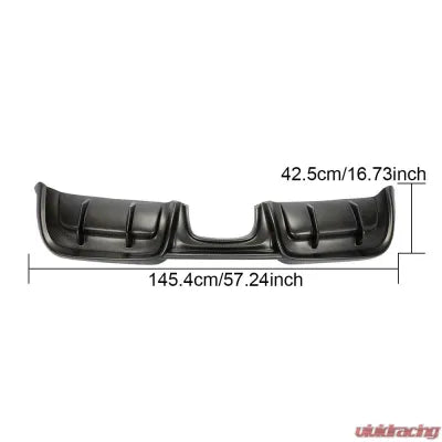 Vivid Racing VR-718BXCAYGTS-610 VR Aero Carbon Fiber Rear Diffuser Porsche 718 Boxster Cayman GTS Spyder 2016-2018