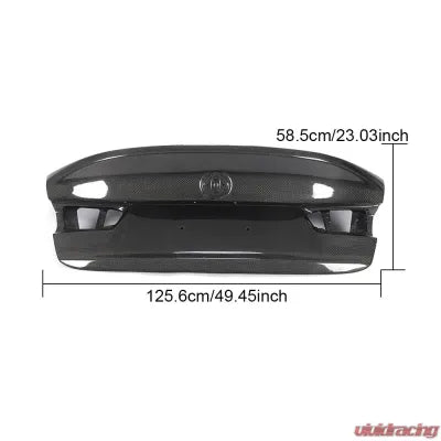 Vivid Racing VR-G20-618 VR Aero Carbon Fiber Rear Trunk Lid BMW 3 Series G20 Sedan 2019+