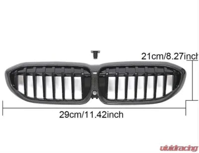Vivid Racing VR-G20-GRILL VR Aero Carbon Fiber Front Bumper Grill BMW 3 Series G20 Sedan 2019+