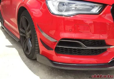 Vivid Racing VR-A3-651 VR Aero Carbon Fiber Front Bumper Canards Audi S3 | A3 Sline Sedan 2014-2016