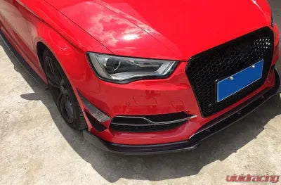 Vivid Racing VR-A3-651 VR Aero Carbon Fiber Front Bumper Canards Audi S3 | A3 Sline Sedan 2014-2016
