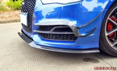 Vivid Racing VR-A3-651 VR Aero Carbon Fiber Front Bumper Canards Audi S3 | A3 Sline Sedan 2014-2016