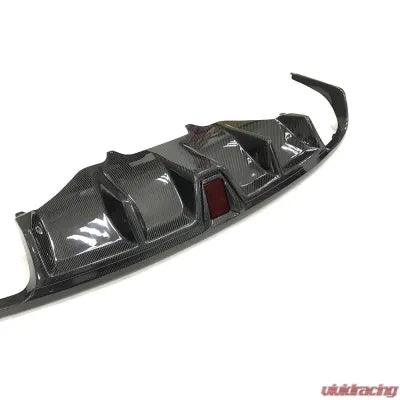 Vivid Racing VR-MACAN-610 VR Aero Carbon Fiber Rear Diffuser w/ LED Porsche Macan 2014-2020