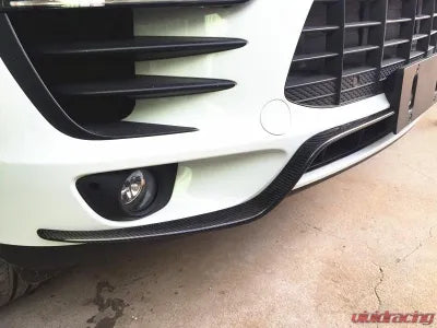 Vivid Racing VR-MACAN-600 VR Aero Carbon Fiber Front Bumper Canards Porsche Macan 2014-2017