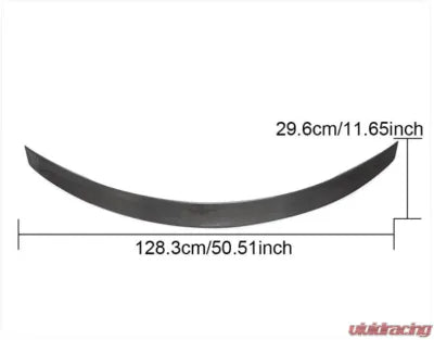 Vivid Racing VR-CW205-614 VR Aero Carbon Fiber Rear Trunk Spoiler V2 Mercedes C Class W205 Sedan 2015-2019