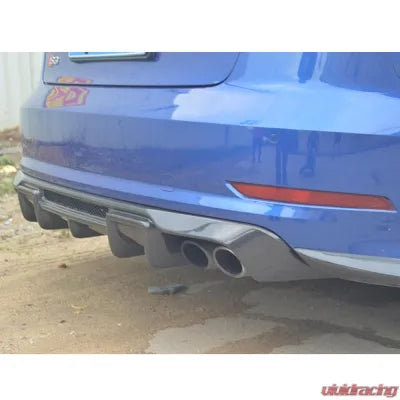 Vivid Racing VR-A3S3-613 VR Aero Carbon Fiber Rear Diffuser V1 Audi S3 | A3 Sline Sedan 2014-2016