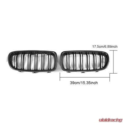 Vivid Racing VR-F30F35-GRILL-1 VR Aero Carbon Fiber+ABS Front Grill BMW 3 Series F30 F35