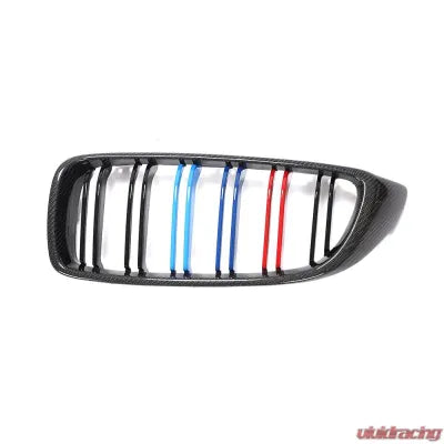 Vivid Racing VR-M4-GRILL VR Aero Carbon Fiber Front Kidney Grill BMW 4-Series F3X | M3 F80 | M4 F8X 2013-2020