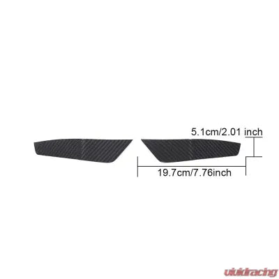 Vivid Racing VR-RS7-600 VR Aero Carbon Fiber Front Bumper Canards Audi RS7 Sportback 2020-2021