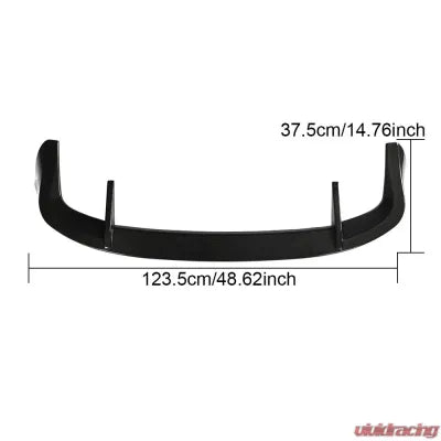 Vivid Racing VR-X3X3M-612 VR Aero Carbon Fiber Rear Roof Spoiler BMW X3 | X3 M-Sport IX3 G01 2019-2022