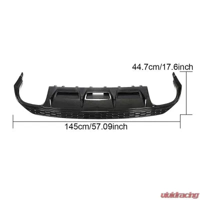 Vivid Racing VR-A3S3-605 VR Aero Carbon Fiber Rear Diffuser Audi A3 S-Line S3 2021-2023