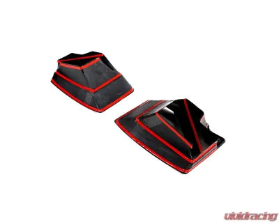 Vivid Racing VR-G87M2-DCF-650 VR Aero Carbon Fiber Front Bumper Side Air Ducts V1 BMW M2 G87